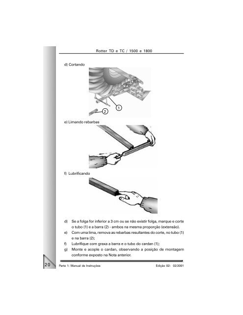 Manual de Instruções - Implementos Agrícolas Jan S/A