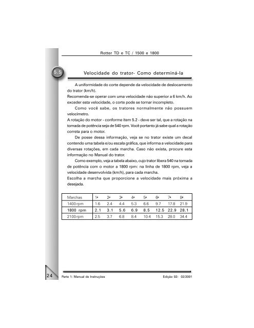 Manual de Instruções - Implementos Agrícolas Jan S/A