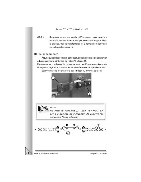 Manual de Instruções - Implementos Agrícolas Jan S/A