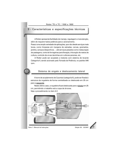 Manual de Instruções - Implementos Agrícolas Jan S/A