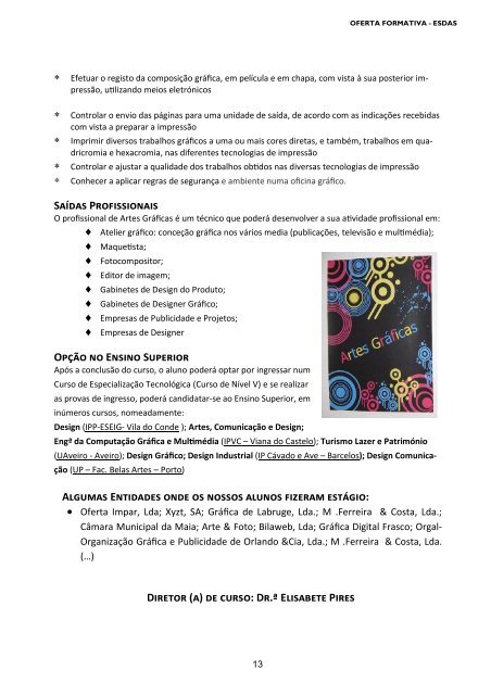 Planos Curriculares - Escola Secundária D. Afonso Sanches