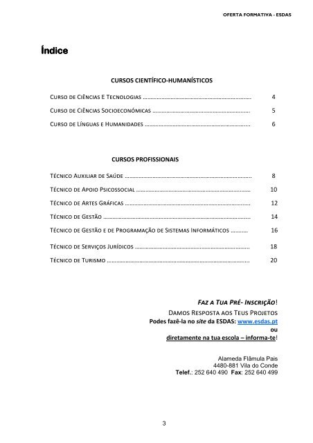Planos Curriculares - Escola Secundária D. Afonso Sanches