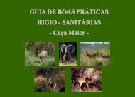 GUIA DE BOAS PRÁTICAS HIGIO - SANITÁRIAS - Caça Maior - - ICNF