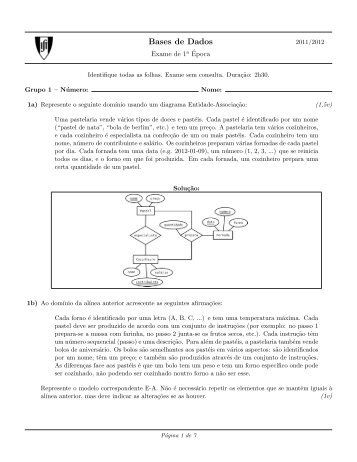 Bases de Dados