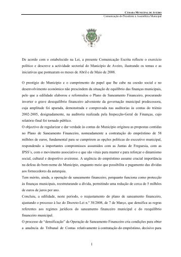 Cumprindo o formalismo legal, torno presente Assembleia ...