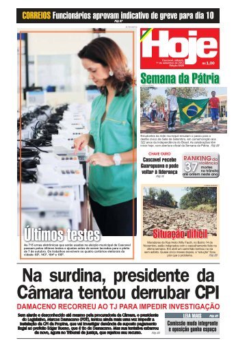 Na surdina, presidente da Câmara tentou derrubar CPI - Jornal Hoje