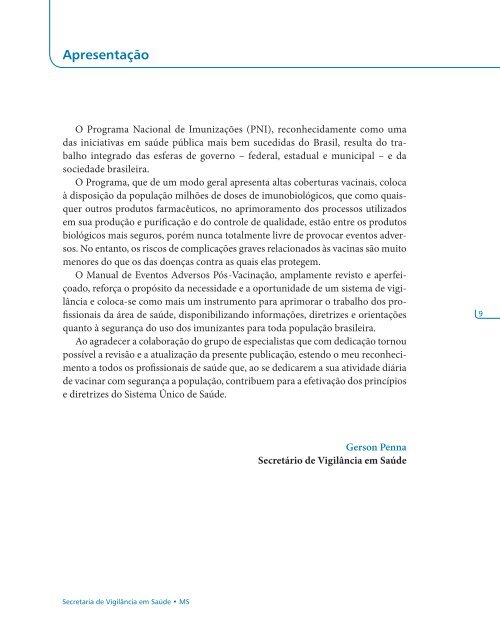 Manual de vigilância epidemiológica de eventos adversos pós ...