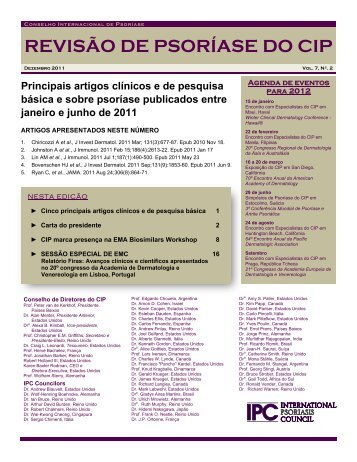 REVISÃO DE PSORÍASE DO CIP - International Psoriasis Council