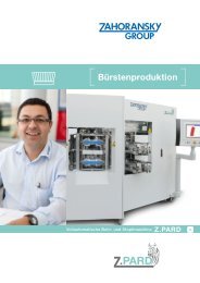 Bürstenproduktion - Zahoransky