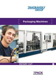 Packaging Machines - Zahoransky