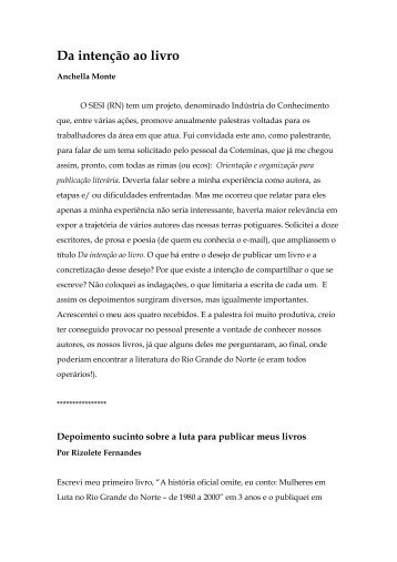 Da intenção ao livro - Substantivo Plural