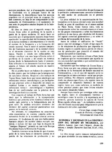 economia y sociedad en la construccion del estado en nicaragua