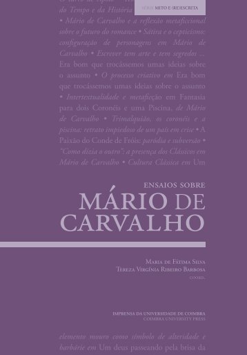 Ensaios Sobre Mário de Carvalho - Universidade de Coimbra