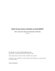 Quem foi que colocou colchetes na minha Bíblia? - Ibpan.com.br