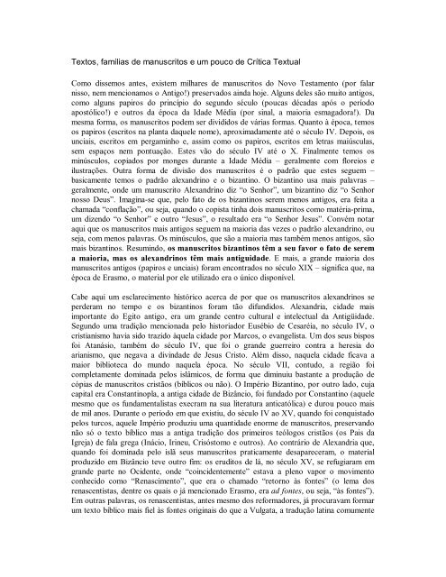 Quem foi que colocou colchetes na minha Bíblia? - Ibpan.com.br