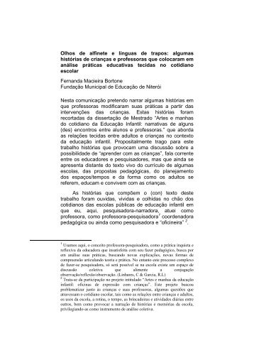 Olhos de alfinete e línguas de trapos: algumas histórias de crianças ...