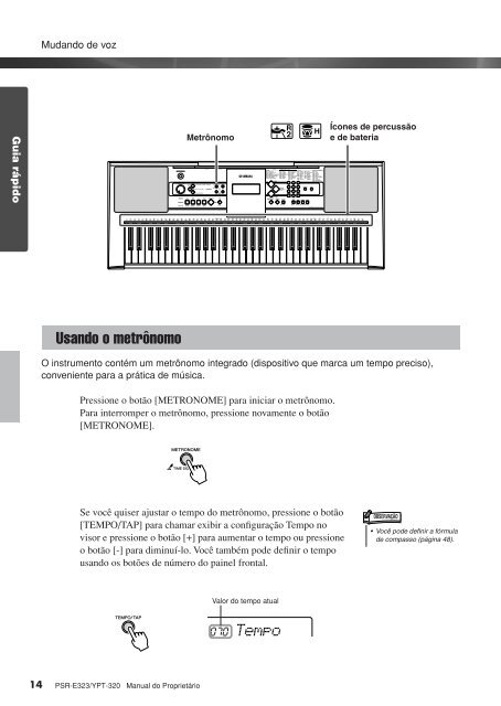 PSR-E323/YPT-320 Owner's Manual - Yamaha