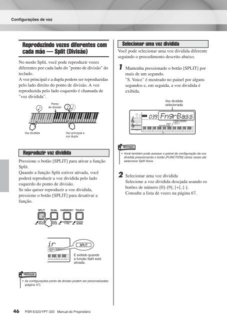 PSR-E323/YPT-320 Owner's Manual - Yamaha