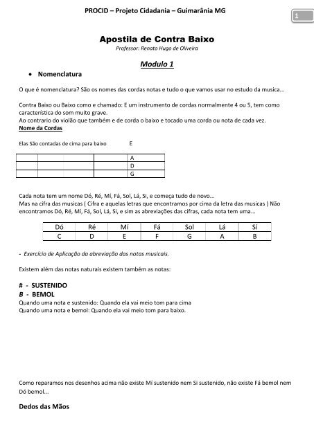 Musicas cifradas modulo 2 vol_1