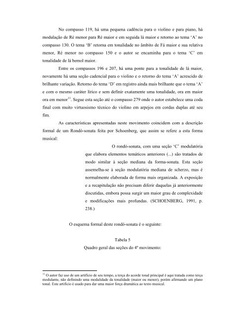 Uma análise da Sonata para Violino e Piano de Elpídio Pereira.