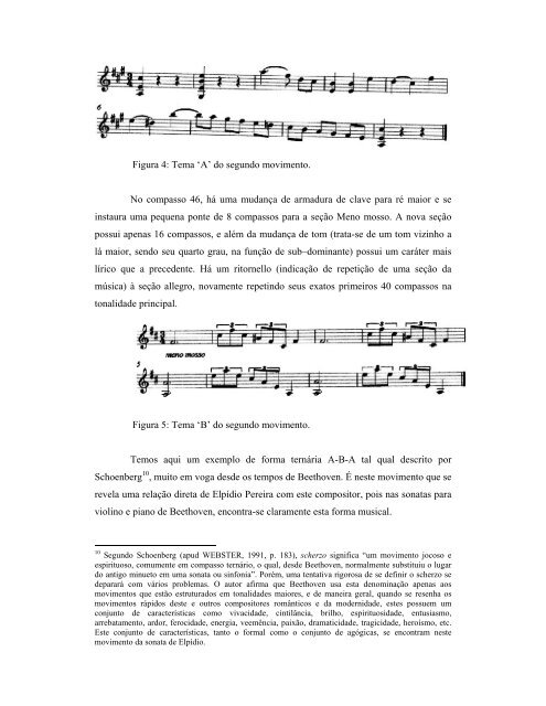 Uma análise da Sonata para Violino e Piano de Elpídio Pereira.