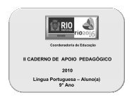 Língua Portuguesa - Portal da Prefeitura da Cidade do Rio de Janeiro