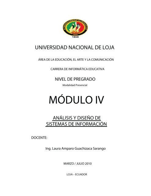 MÓDULO IV - Universidad Nacional de Loja