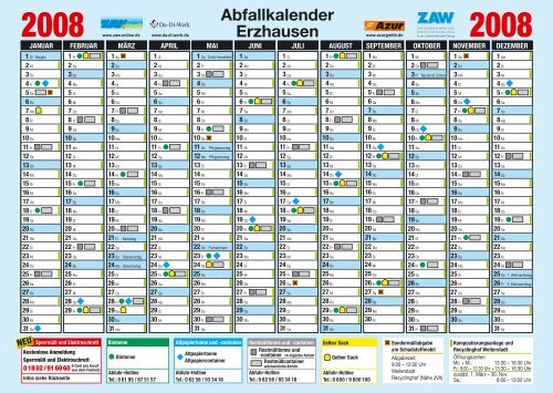 Abfallkalender Erzhausen - Zweckverband Abfall