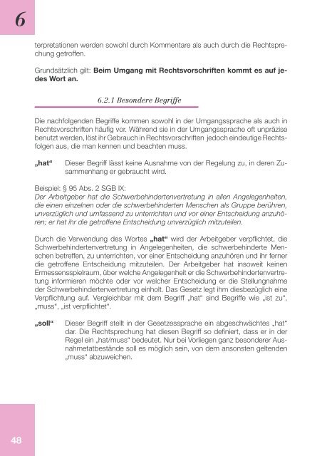 Die Schwerbehindertenvertretung, Vertrauensperson ...