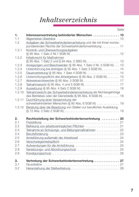 Die Schwerbehindertenvertretung, Vertrauensperson ...