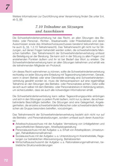 Die Schwerbehindertenvertretung, Vertrauensperson ...