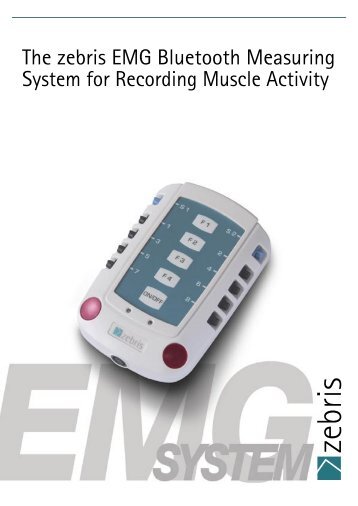 Product information EMG Bluetooth System - zebris Medical GmbH