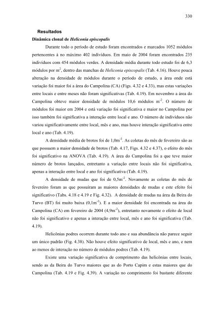 Relatório 2005 Diversidade Faunística - ICB - UFMG