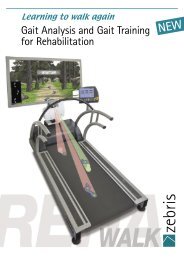 Gait Analysis and Gait Training for Rehabilitation - zebris Medical ...