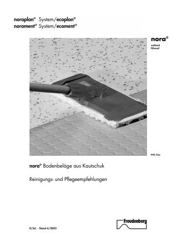 nora® Bodenbeläge aus Kautschuk - zebo Fußbodenbau GmbH