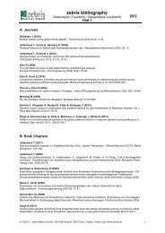 zebris bibliography - zebris Medical GmbH