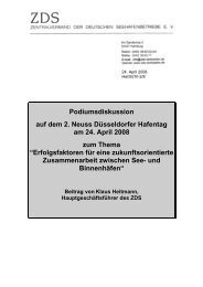 Beitrag von Klaus Heitmann zur Podiumsdiskussion auf dem