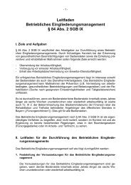 Leitfaden BEM, Bayerisches Finanzministerium - Bayern