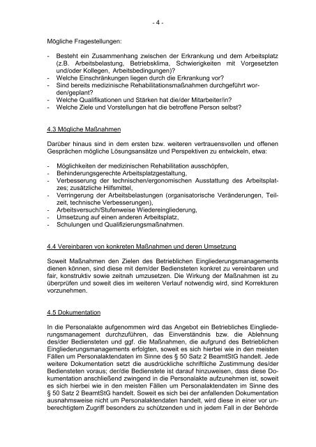 Leitfaden BEM, Bayerisches Finanzministerium - Bayern