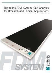 Product information FDM - zebris Medical GmbH
