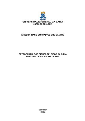 UNIVERSIDADE FEDERAL DA BAHIA - TWiki - Universidade ...