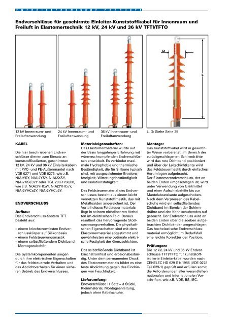 Gesamtkatalog Mittel-/Hochspannung bis 170 kV - Ze-gmbh.de