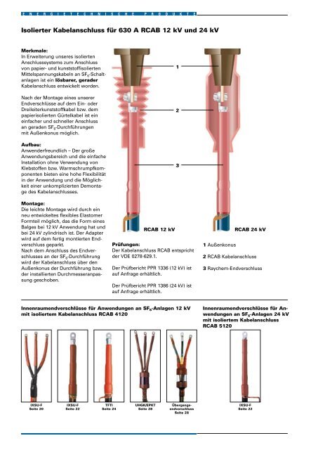 Gesamtkatalog Mittel-/Hochspannung bis 170 kV - Ze-gmbh.de