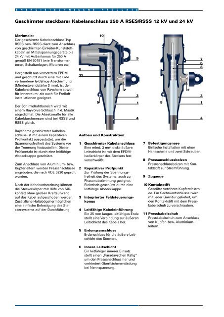 Gesamtkatalog Mittel-/Hochspannung bis 170 kV - Ze-gmbh.de