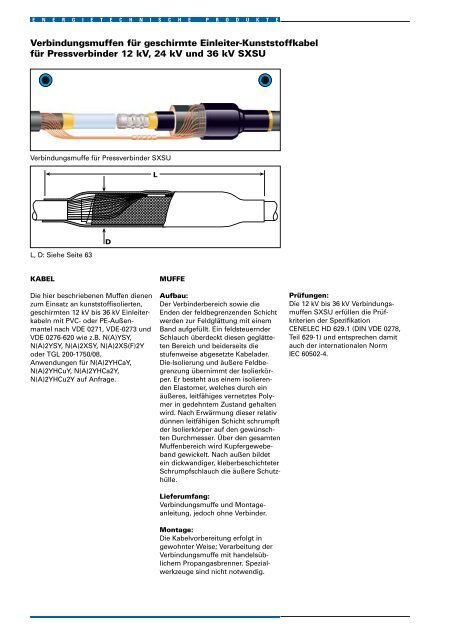 Gesamtkatalog Mittel-/Hochspannung bis 170 kV - Ze-gmbh.de