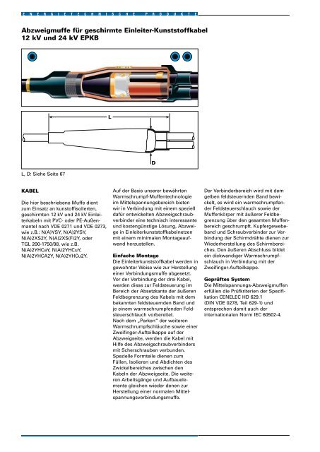 Gesamtkatalog Mittel-/Hochspannung bis 170 kV - Ze-gmbh.de