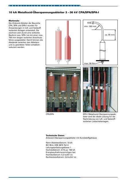 Gesamtkatalog Mittel-/Hochspannung bis 170 kV - Ze-gmbh.de