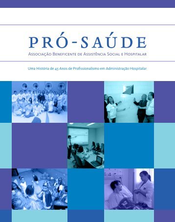 livro comemorativo 45 anos da pró saúde