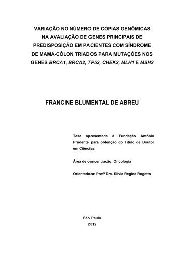 francine blumental de abreu - PHL © Elysio - FUNDAÇÃO ANTÔNIO ...