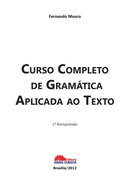 Novíssimo Curso de Língua Portuguesa.indd - Gravo Papers